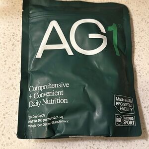 UNOPENED 12.7oz Athletic Greens (AG1) Pouch Comprehensive Daily Nutrition!